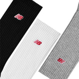 Set tre paia calzini New Balance bianco grigio nero