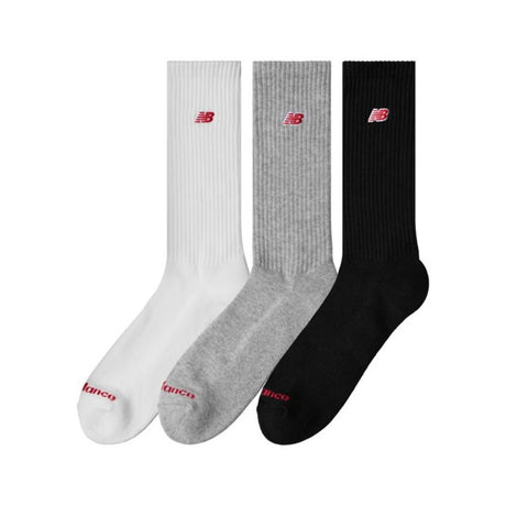Set tre paia calzini New Balance bianco grigio nero