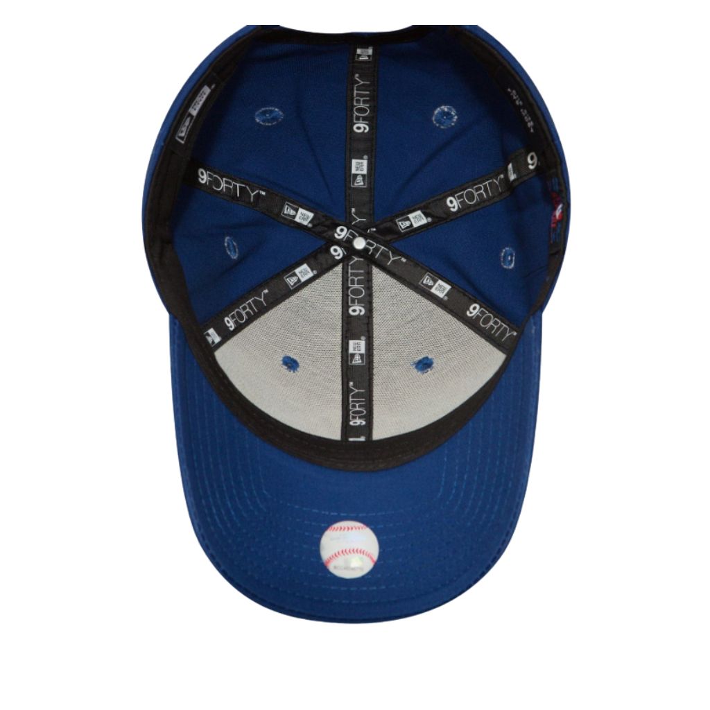 Cappellino New Era 9FORTY New York Yankees Essential blu con logo ricamato