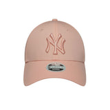 Cappellino New Era 9FORTY New York Yankees Essential rosa con logo ricamato