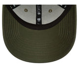 Cappellino New Era 9FORTY New York Yankees Essential verde militare con logo ricamato
