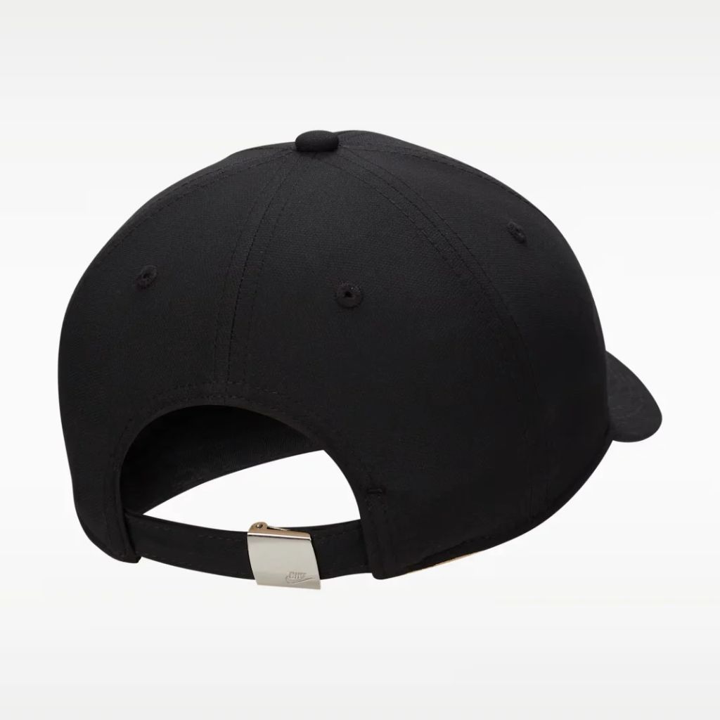 Cappello Nike Club Dri-FIT nero con visiera curva