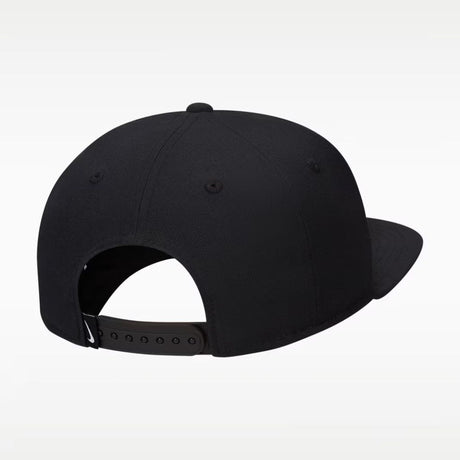 Cappello snapback Nike Pro Dri-FIT nero con visiera piatta