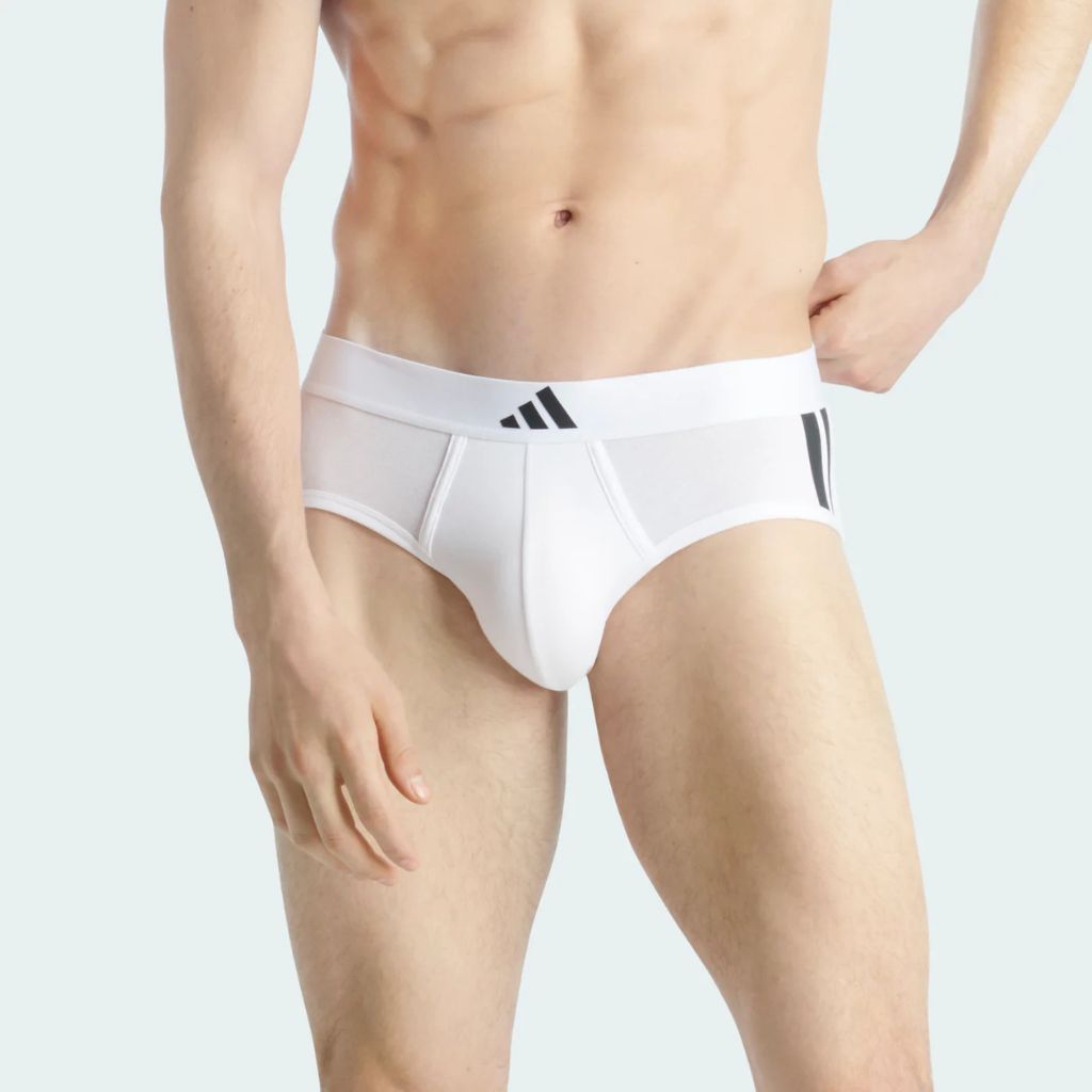 Adidas Slip in Confezione da 2 Bianco Logo Nero JK3976