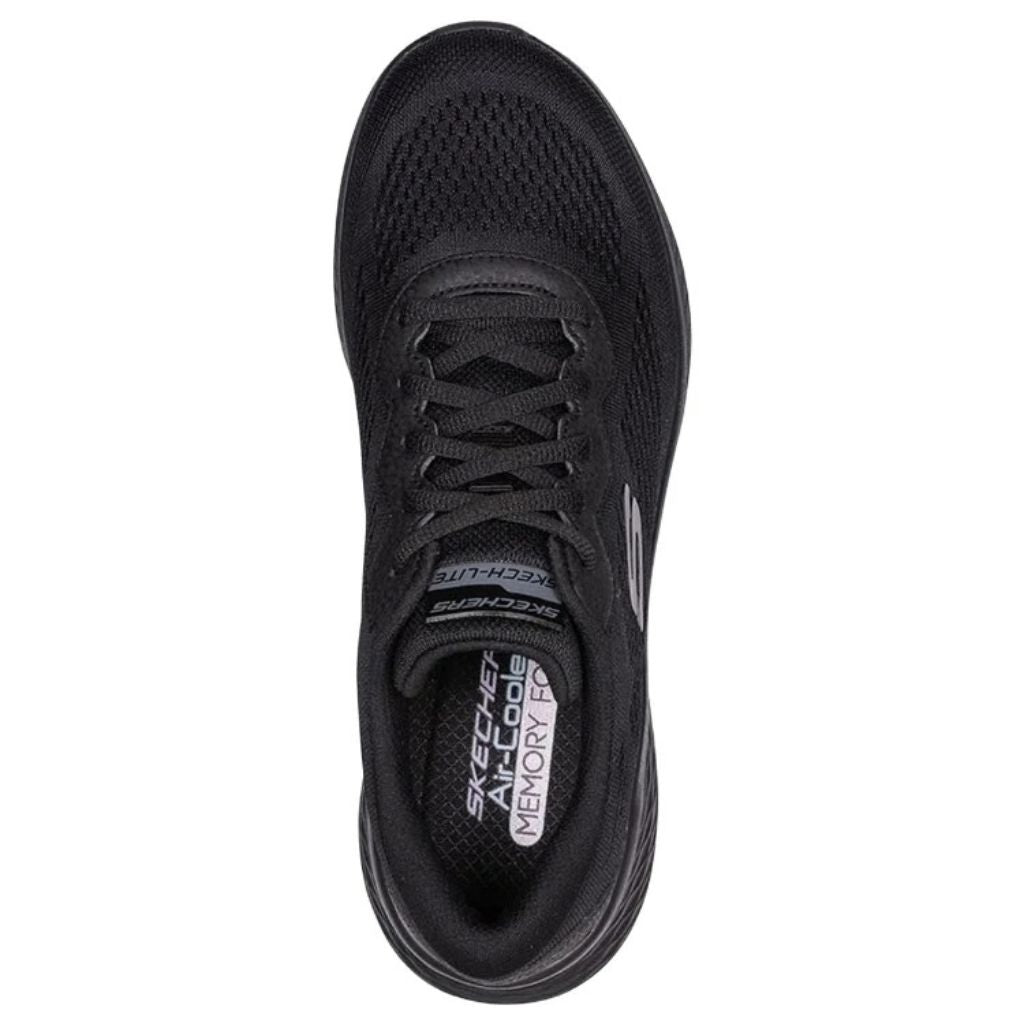 Sneaker Skechers Skech-Lite Pro nera in mesh