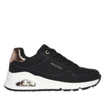 Skechers Sneakers UNO Gen1 - Shimmer Away Nero Fondo Bianco 310545L