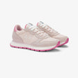 Sneaker Sun68 Ally Solid rosa donna - mesh con riporti scamosciati, logo bianco e laccio intercambiabile
