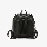 Zaino Sun68 Bagpack Premium nero donna in ecopelle - spalline regolabili e tasca zip esterna