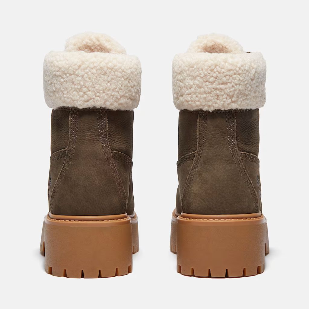 Timberland Stivaletto Pelliccia Stone Street Marrone TB0A2PU6 W01