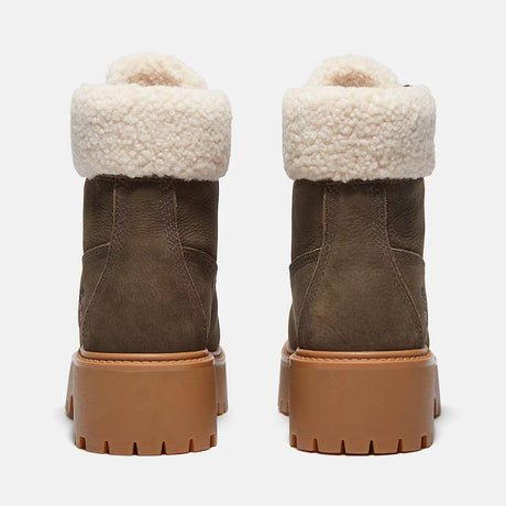 Timberland Stivaletto Pelliccia Stone Street Marrone TB0A2PU6 W01