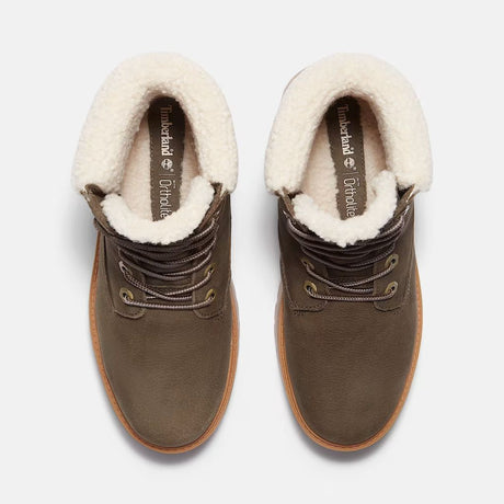 Timberland Stivaletto Pelliccia Stone Street Marrone TB0A2PU6 W01