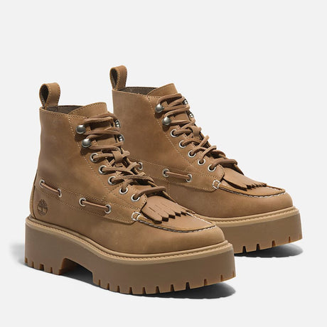 Timberland Stivaletto Sfrangiato Stone Street Beige TB0A27YZ EN1