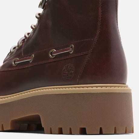 Timberland Stivaletto Sfrangiato Stone Street Bordeaux TB0A27YZ EIW