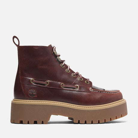 Timberland Stivaletto Sfrangiato Stone Street Bordeaux TB0A27YZ EIW