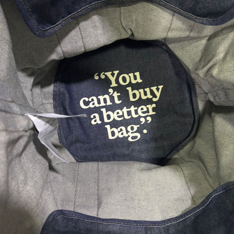 Borsa cargo Timberland denim blu donna - sei tasche esterne e manico corto, 55x38cm