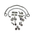 Kit Custom Timberland Catene, Perle  e charms argento