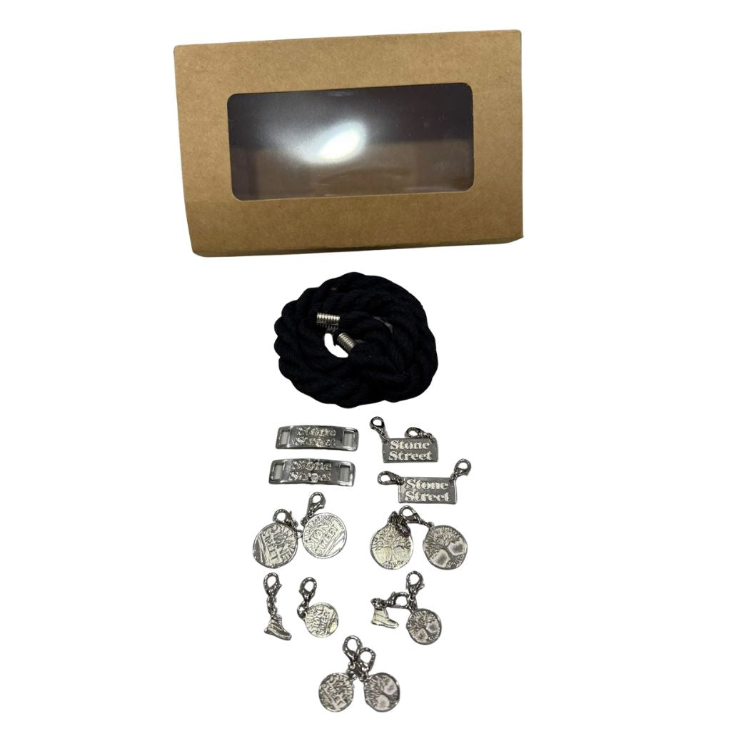 Timberland Kit Fai Da Te Corda e Charms Argento