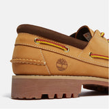Scarpa da barca Timberland wheat con lacci bicolore