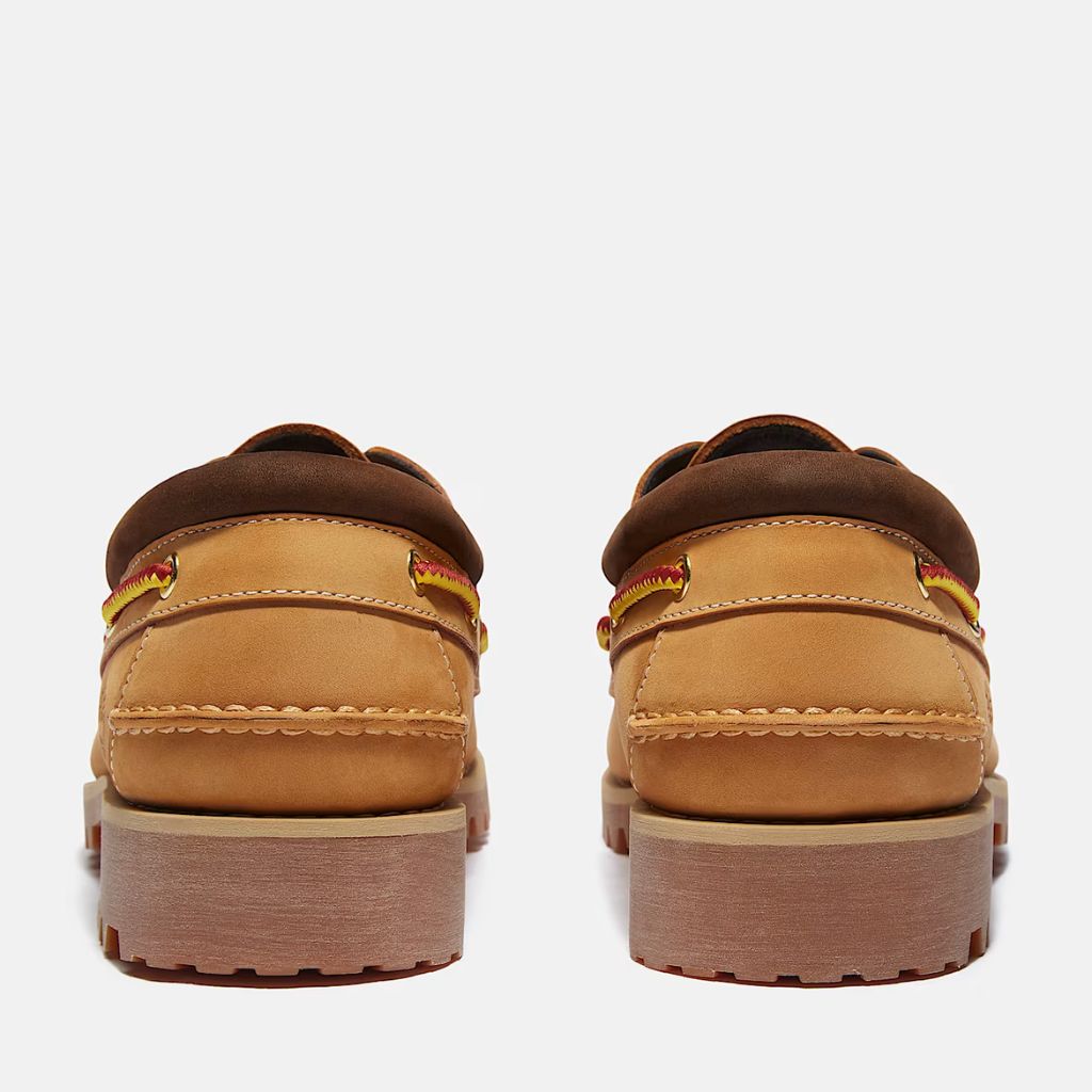 Scarpa da barca Timberland wheat con lacci bicolore