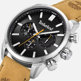 Orologio Timberland nero cinturino scamosciato cammello
