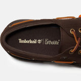 Scarpa stringata Timberland marrone con suola platform