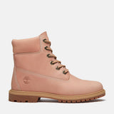Stivale Timberland Premium 6-Inch rosa in nubuck