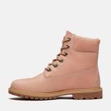 Stivale Timberland Premium 6-Inch rosa in nubuck