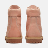 Stivale Timberland Premium 6-Inch rosa in nubuck