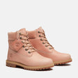 Stivale Timberland Premium 6-Inch rosa in nubuck