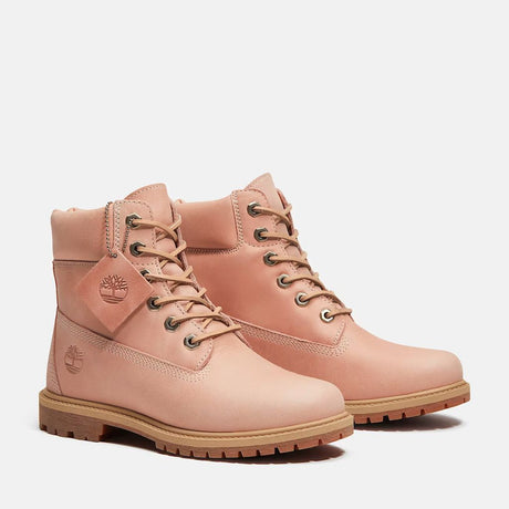 Stivale Timberland Premium 6-Inch rosa in nubuck