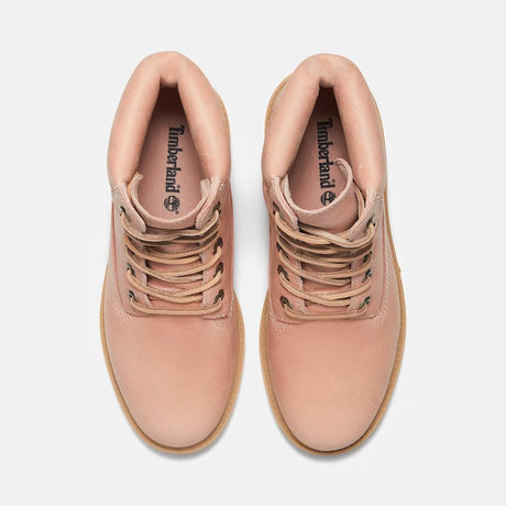 Stivale Timberland Premium 6-Inch rosa in nubuck