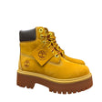 Stivale Timberland Stone Street giallo con plateau chunky