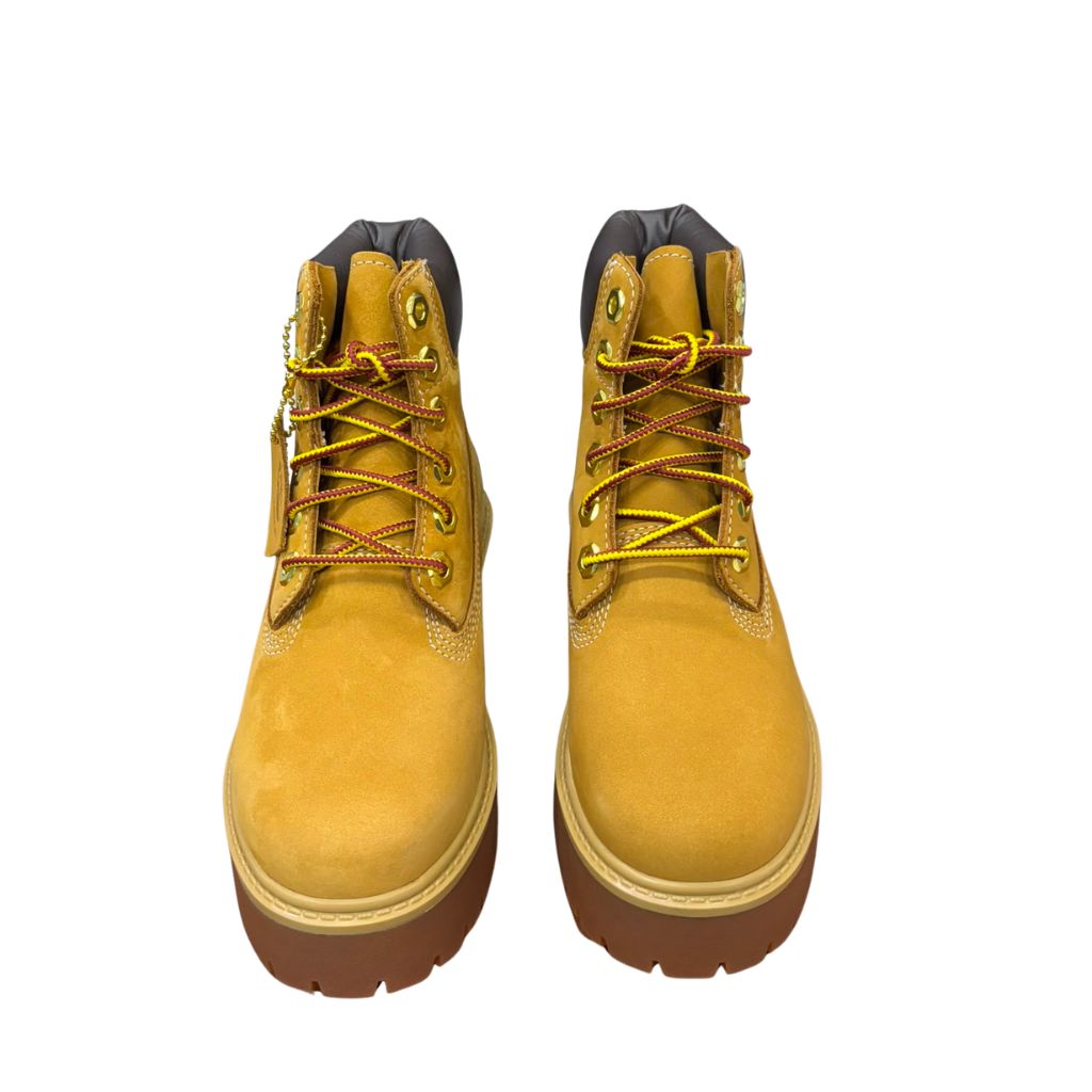 Stivale Timberland Stone Street giallo con plateau chunky