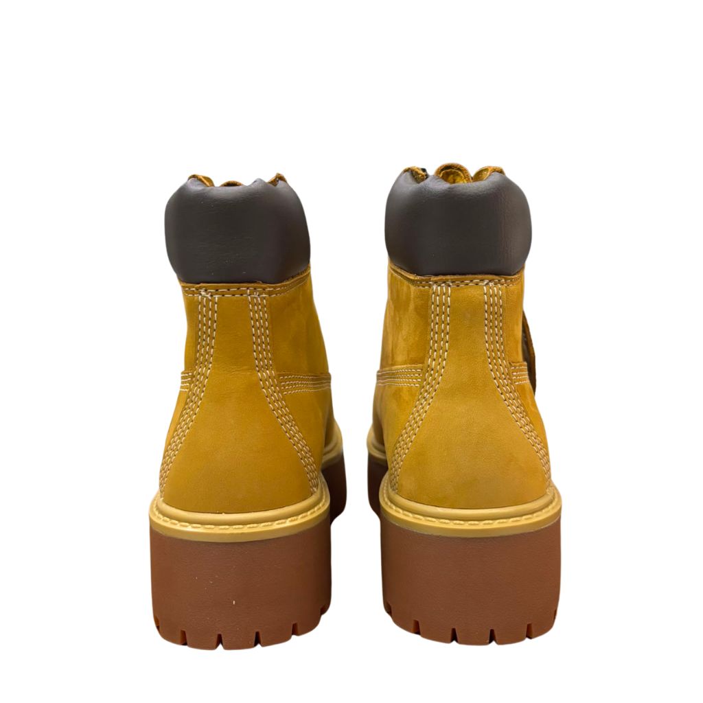 Stivale Timberland Stone Street giallo con plateau chunky