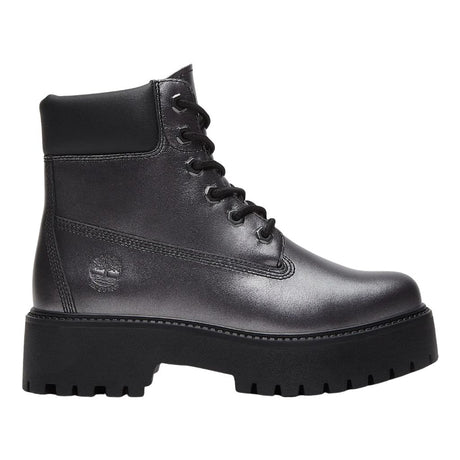 Stivaletto Timberland Stone Street Platform in pelle metallizzata