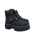 Stivale Timberland Stone Street nero con plateau chunky