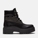 Stivaletto Timberland Stone Street Platform in pelle nera