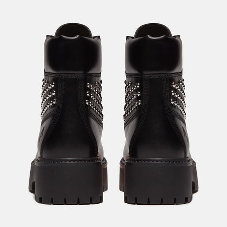 Stivaletto Timberland Stone Street Platform in pelle nera