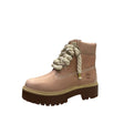 Stivale Timberland Stone Street rosa con lacci corda oro