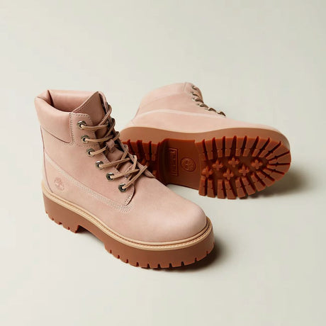 Stivale Timberland Stone Street rosa chiaro con plateau