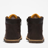 Stivaletto Timberland marrone bambino con zip laterale