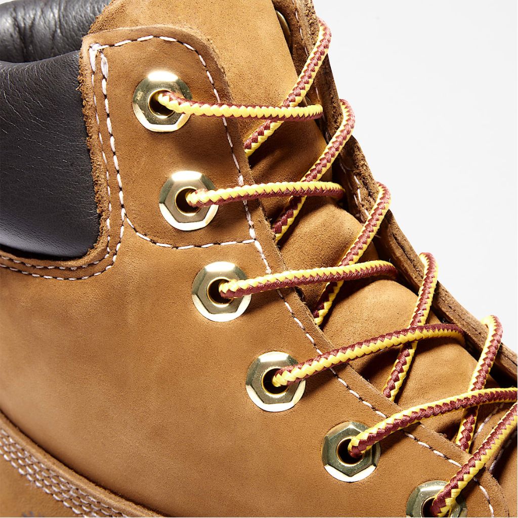 Stivale Timberland 6-Inch wheat impermeabile con collo nero