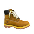 Stivale Timberland wheat con lacci in corda intrecciata panna