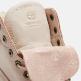 Stivale Timberland rosa con linguetta ribassabile