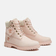 Stivale Timberland rosa con linguetta ribassabile