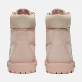 Stivale Timberland rosa con linguetta ribassabile