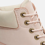 Stivale Timberland rosa con linguetta ribassabile