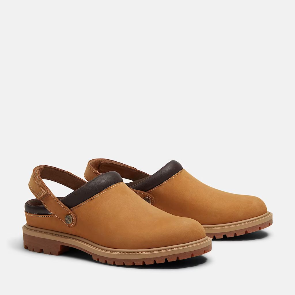 Zoccolo Timberland Premium donna giallo - pelle premium, suola in gomma e soletta Anti-Fatigue
