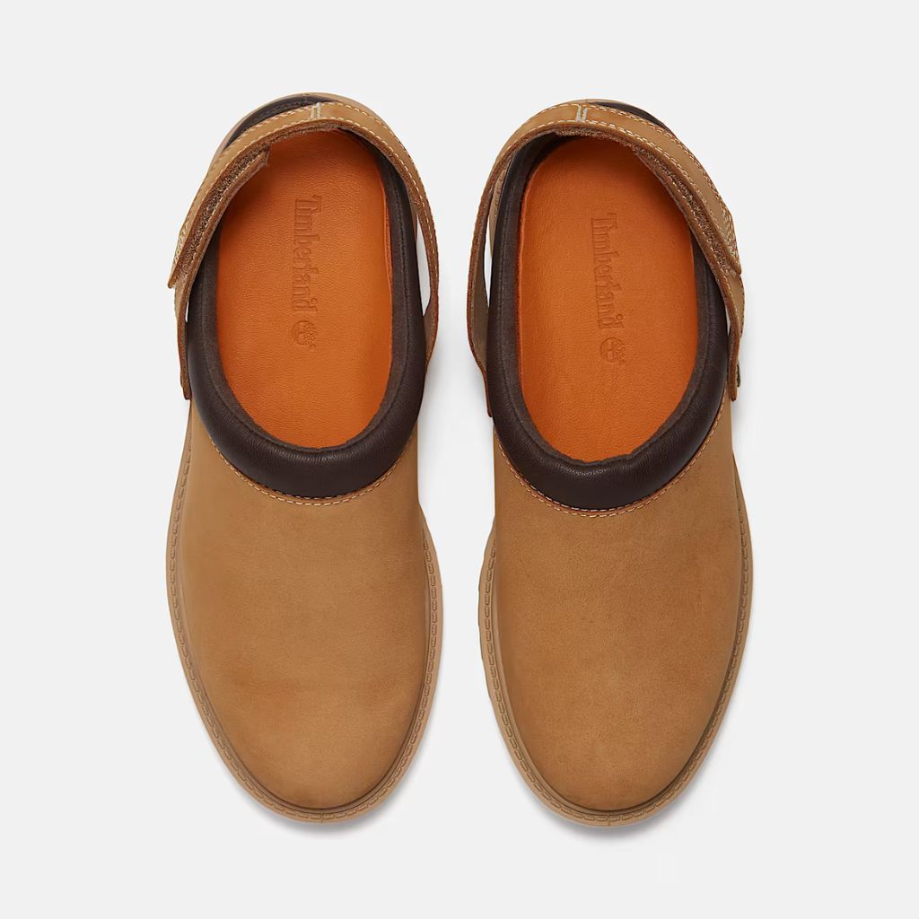 Zoccolo Timberland Premium donna giallo - pelle premium, suola in gomma e soletta Anti-Fatigue
