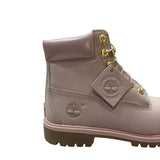 Stivale Timberland rosa cipria con collo effetto perlato